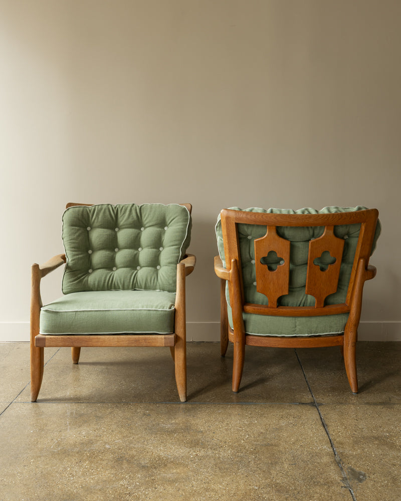 Pair of José Armchairs by Guillerme & Chambron