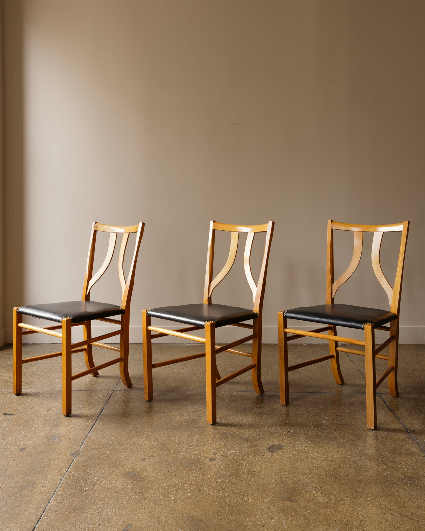 Josef Frank Set of Six Dining Chairs, Model B 2027