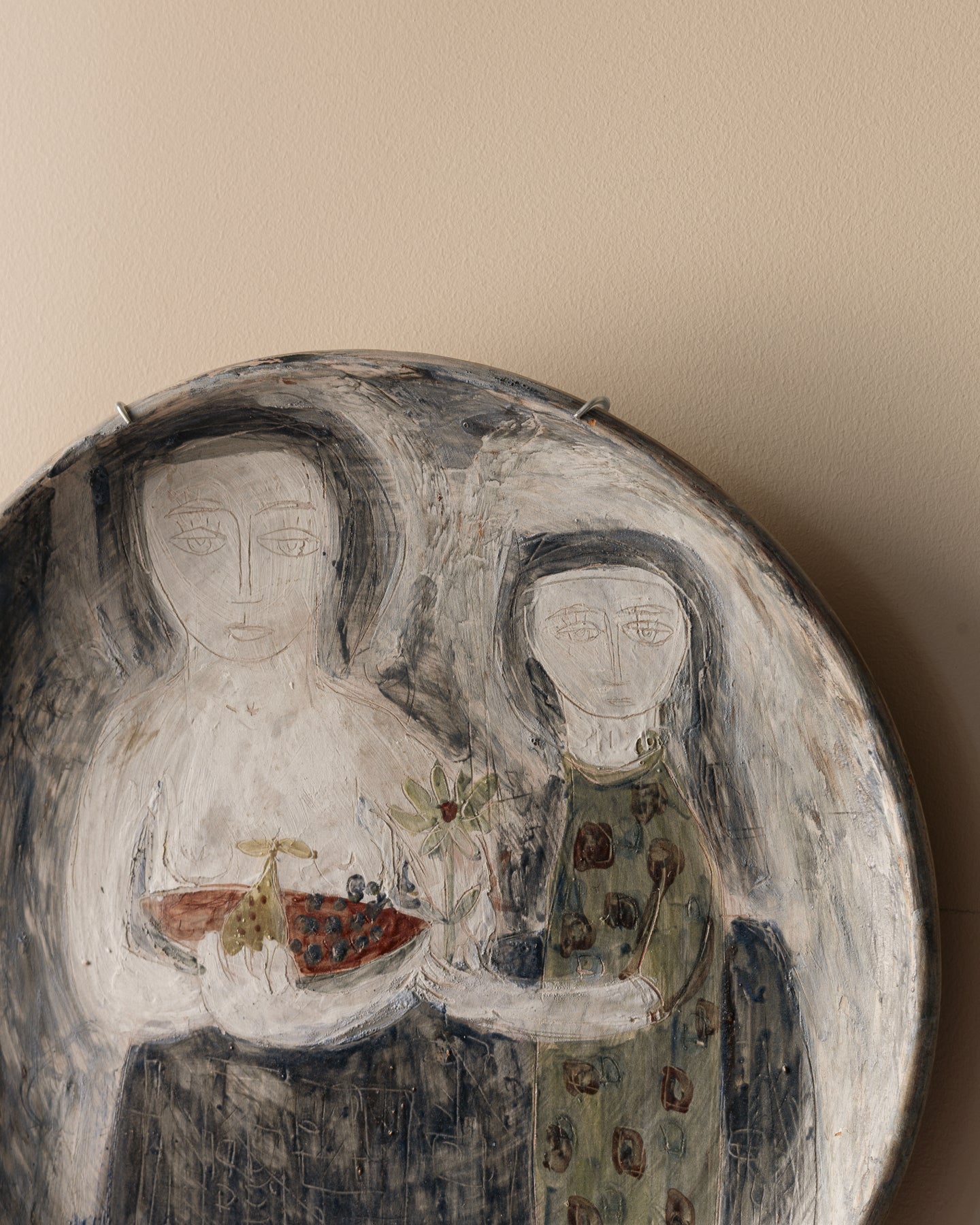 Georges Cueille Vallauris Ceramic Wall Plate