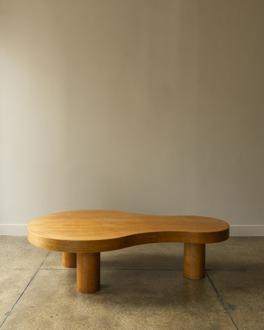 French Organic Form 'Kidney' Coffee Table