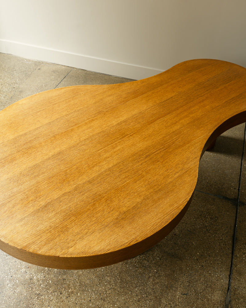 French Organic Form 'Kidney' Coffee Table