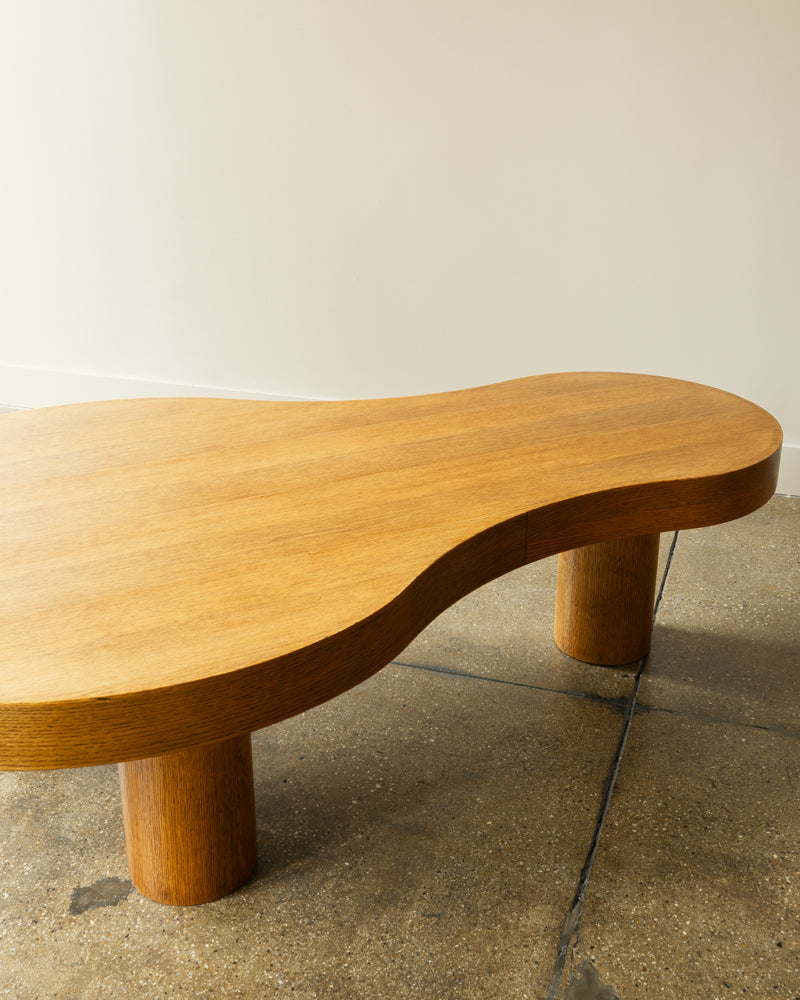 French Organic Form 'Kidney' Coffee Table