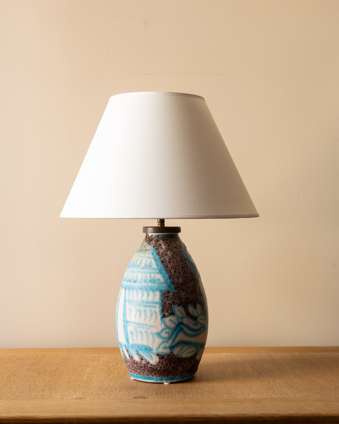 C.A.S. Vietri “Adam and Eve” Table Lamp