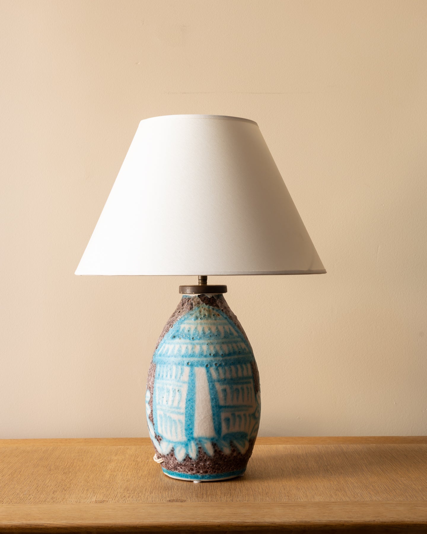 C.A.S. Vietri “Adam and Eve” Table Lamp