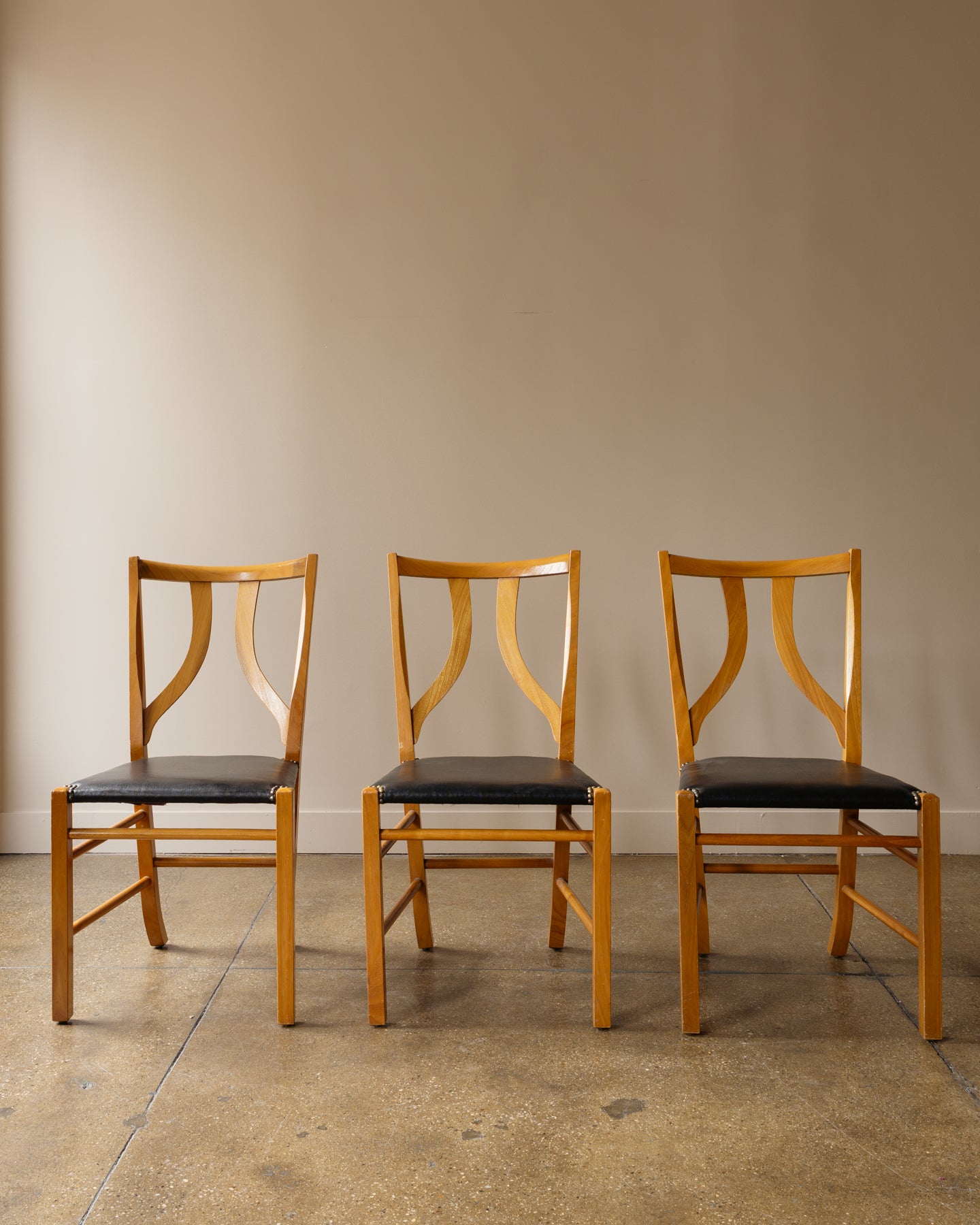 Josef Frank Set of Six Dining Chairs, Model B 2027