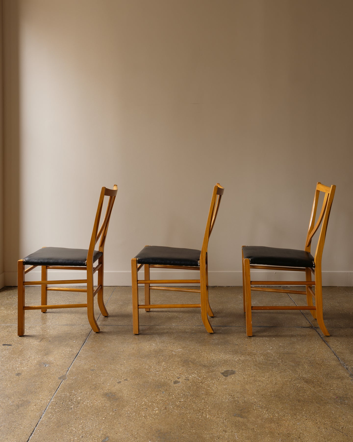 Josef Frank Set of Six Dining Chairs, Model B 2027