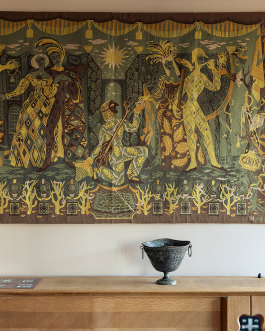 Aubusson Tapestry “Le Carnaval” by Mandaroux