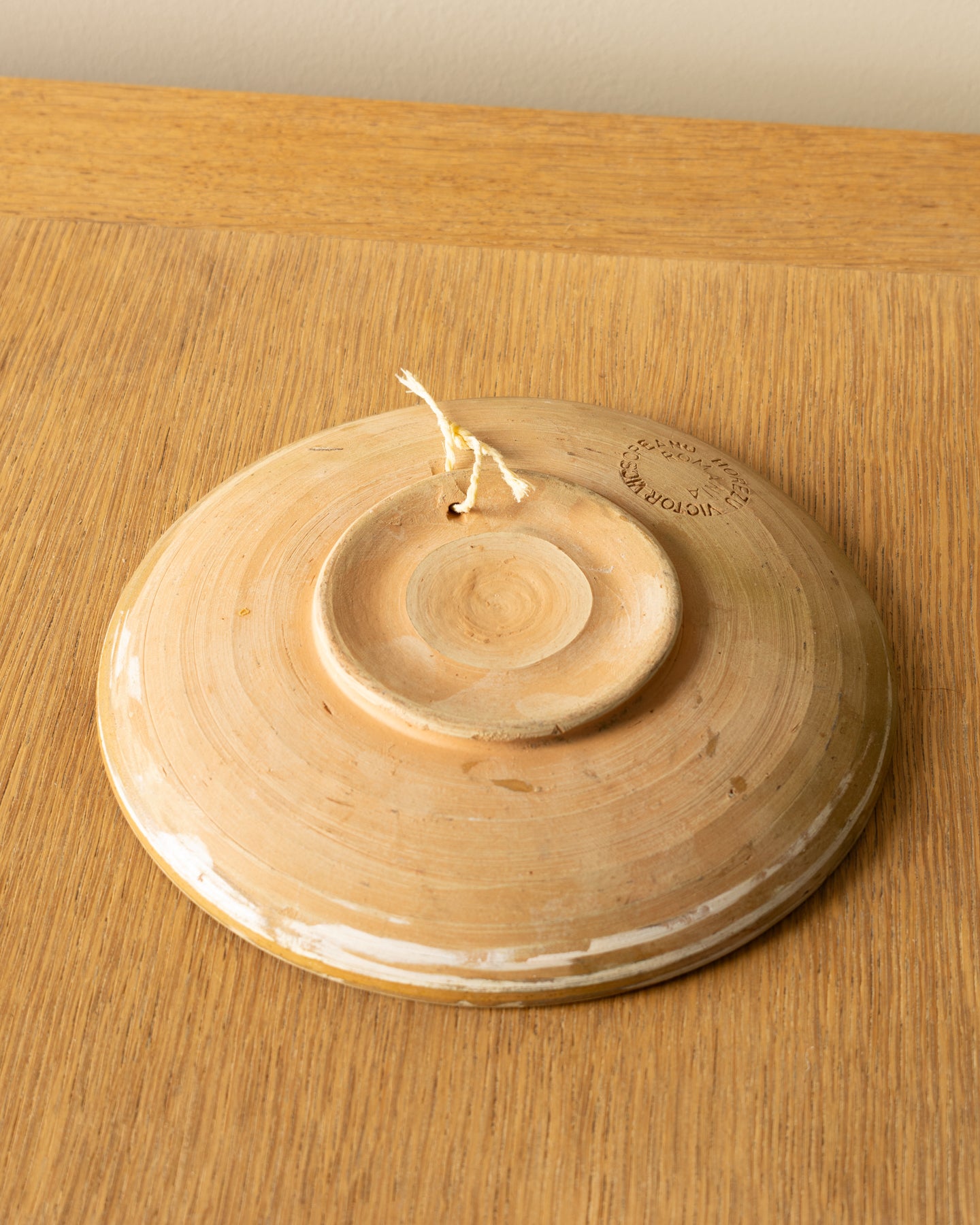 Horezu Hand-Painted Terracotta Plate